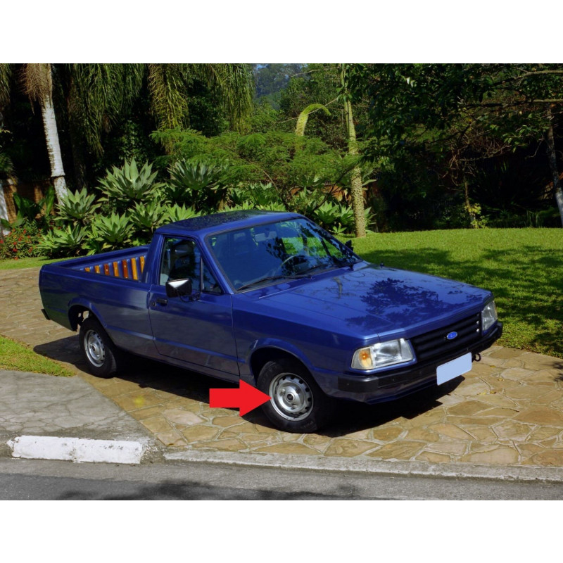 Roda Pampa Aro 14 Tala 6 Original Usada C/ Calota - Jogo