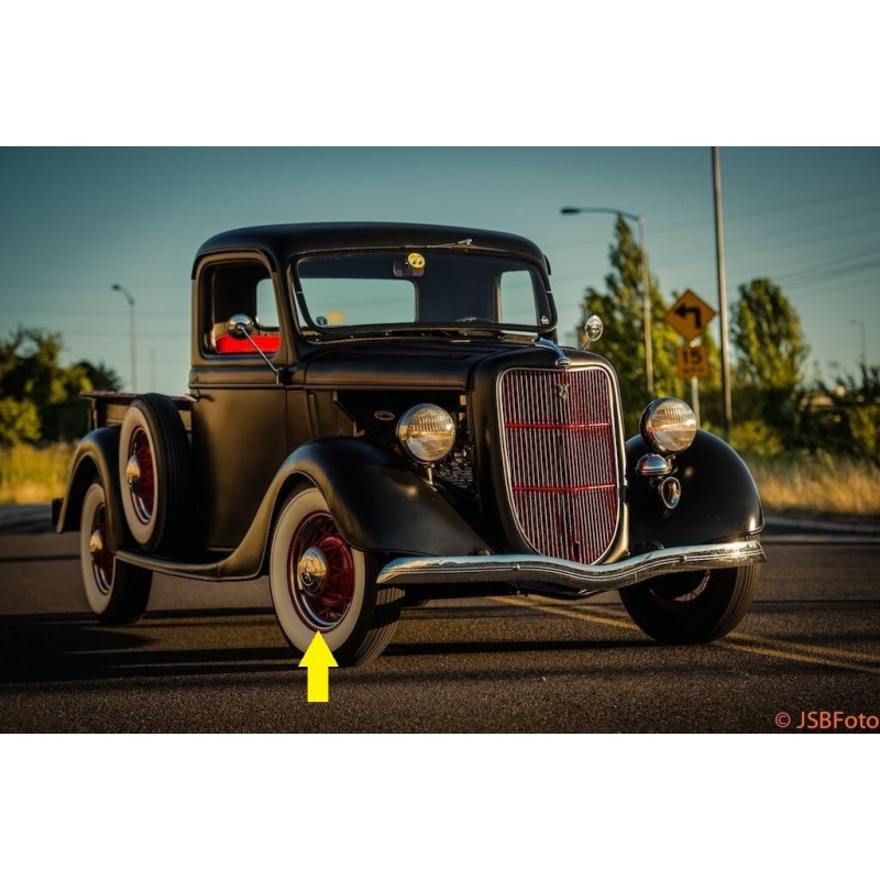 Roda Ford 1932 a 1935 Nova Modelo Original Aro 16 4 Polegadas - Unitário