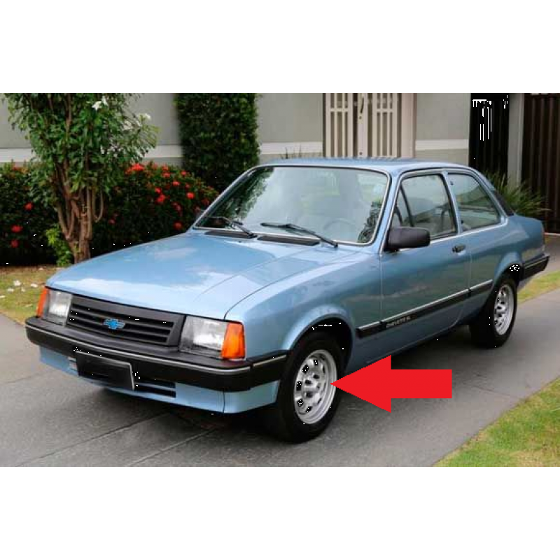 Roda Chevette Marajó Original Aro 13 Tala 5,5 Gama Repolho