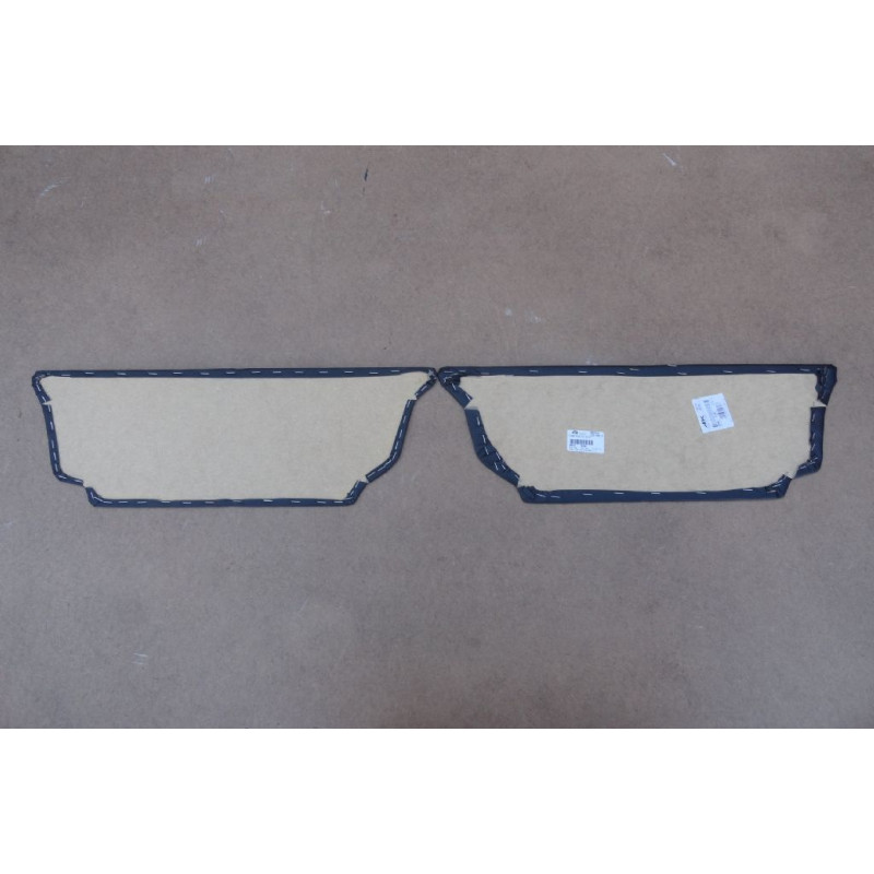 Rodapé Banco Traseiro Fusca 1959 à 1996 Preto Novo - Par