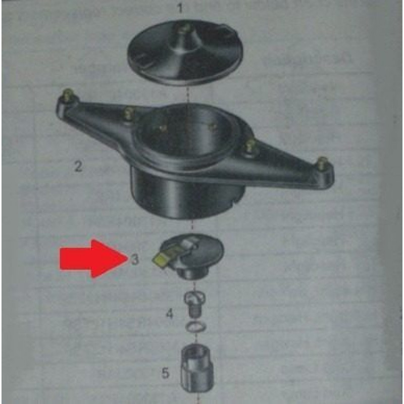 Peça Distribuidor Rotor Ford 28 à 34 Importado