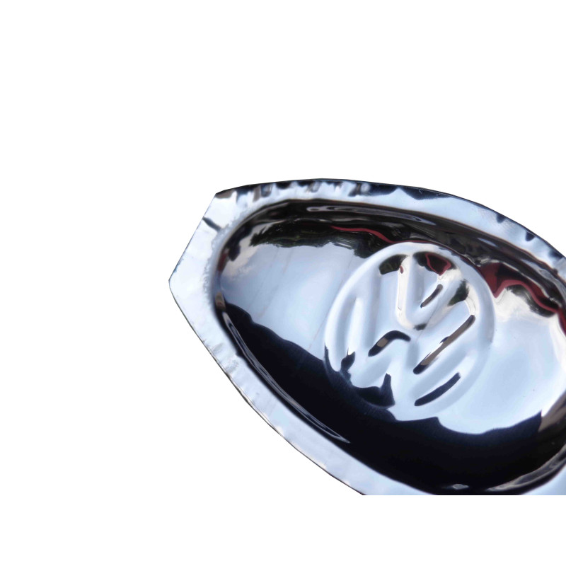 Concha Maçaneta Fusca até 1977 Saboneteira Inox C/ Logo VW - Par