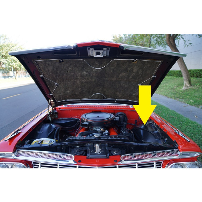 Saia Interna Paralama Esquerdo Chevrolet Bel Air Impala 1959 e 1960 Original Usada