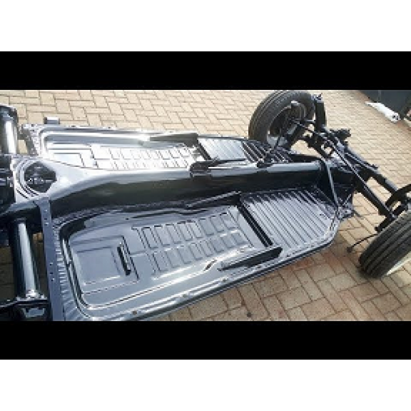 Assoalho Completo Fusca após 77 Trilho Largo Esquerdo