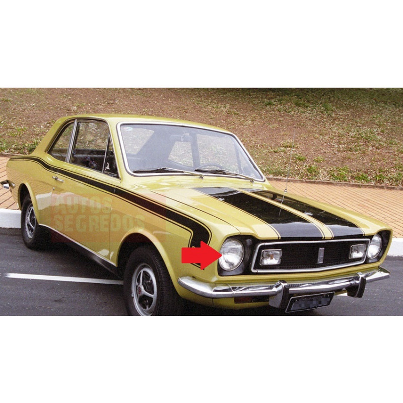 Farol Sealed Beam para Lâmpada H4 180Mm 7