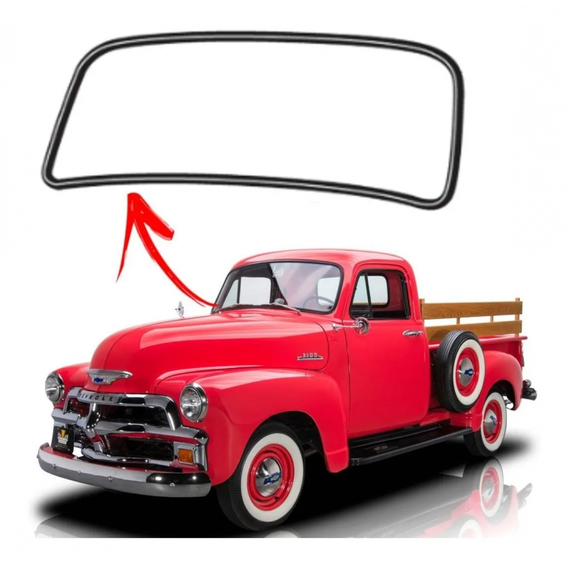 Borracha Parabrisa Sem Friso Boca de Bagre 54 e 55