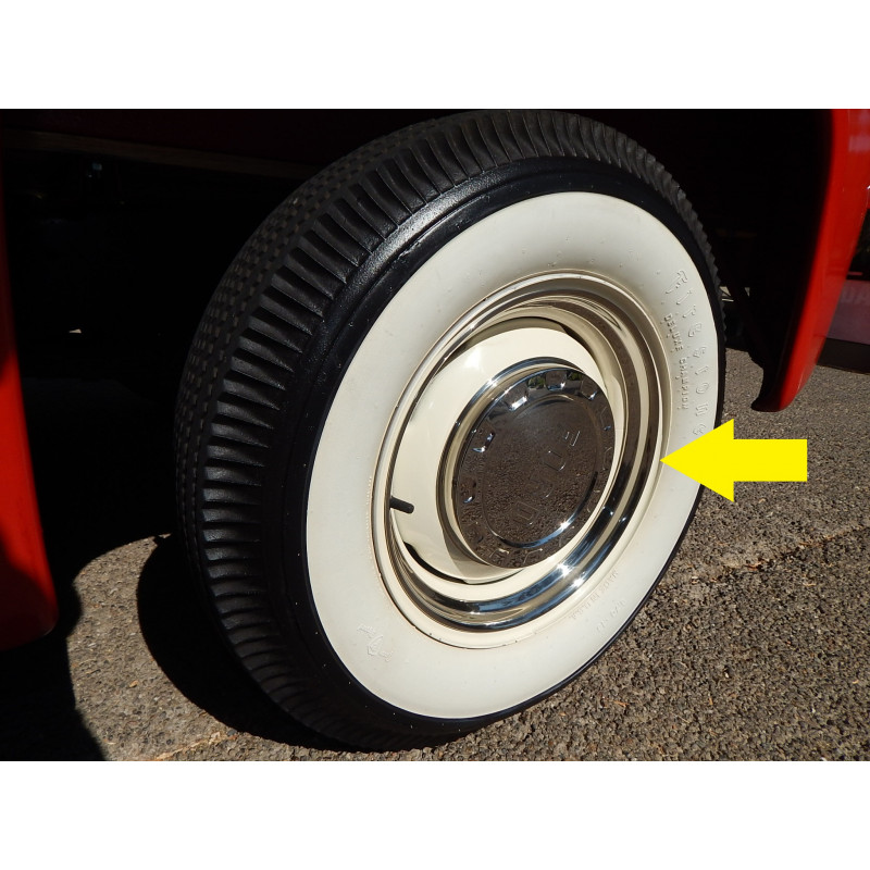 Sobre Aro Inox Importado Roda Aro 15 6cm - Jogo