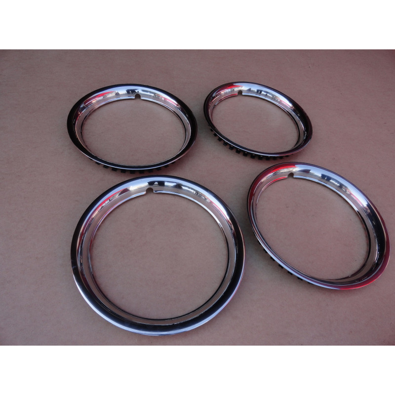 Sobre Aro Inox Importado Roda Aro 15 6cm - Jogo