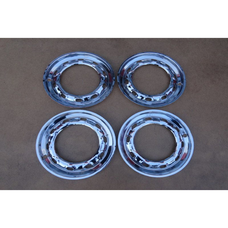 Sobre Aro 15 Aero Willys 63 em Diante Novo Cromado - Jogo