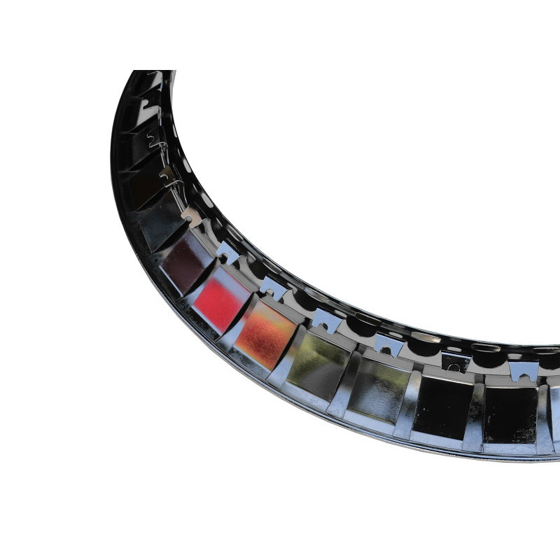 Sobre Aro Roda 16 '' em Metal Cromado Novo - Jogo