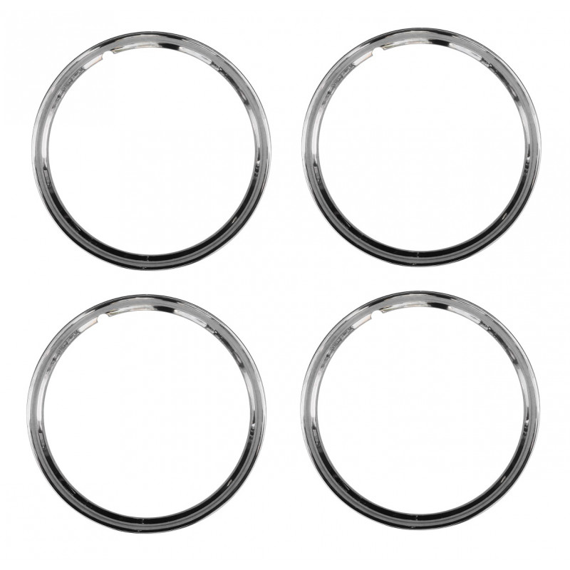 Sobre Aro 16 Premium Estreito em Inox Importado Novo - Jogo 4 Peças