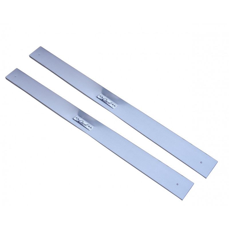 Soleira Friso Porta Corcel I 2 Portas Belina 1969 a 1977 Alumínio - Par