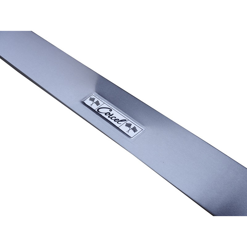 Soleira Friso Porta Corcel I 2 Portas Belina 1969 a 1977 Alumínio - Par