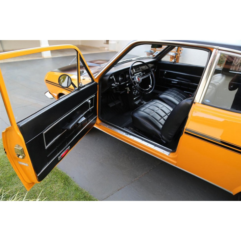 Soleira Friso da Porta Corcel I GT até 1977 2 Portas Inox - Par