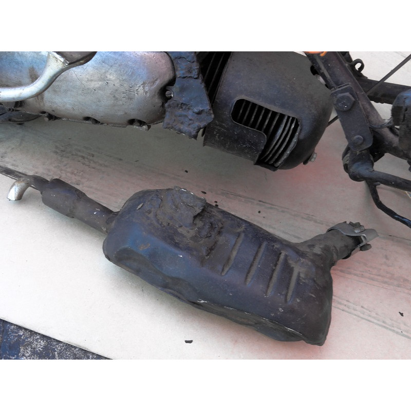 Sucata Moto Antiga Xispa Década 70 No Estado Sem Documentação 