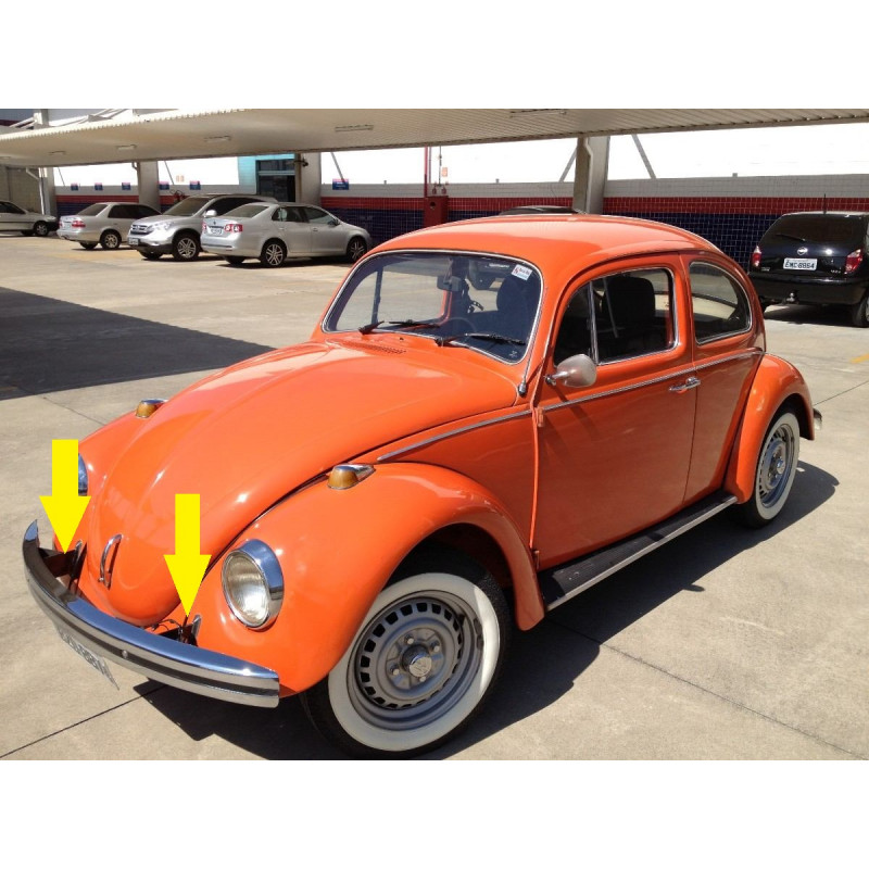 Suporte Parachoque Fusca 70 à 76 Dianteiro - Par