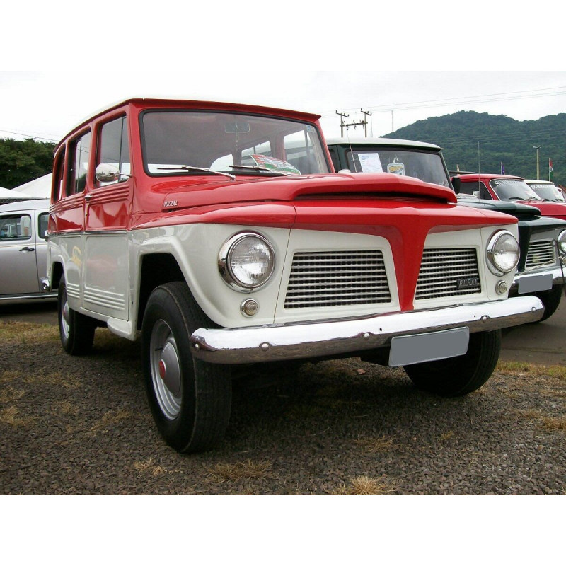 Suporte Calha Vidro Da Porta Direita F-75 Rural Ford Willys