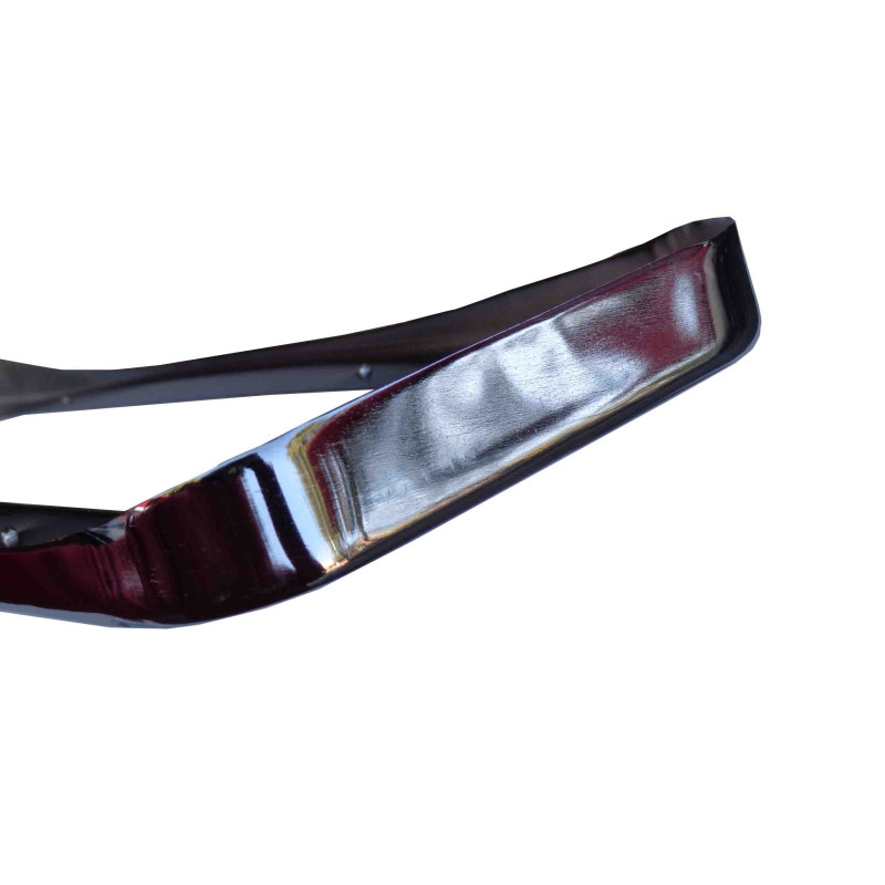 Suporte Moldura Placa Dianteira e Traseira Fusca 1970 Em Diante Cromada