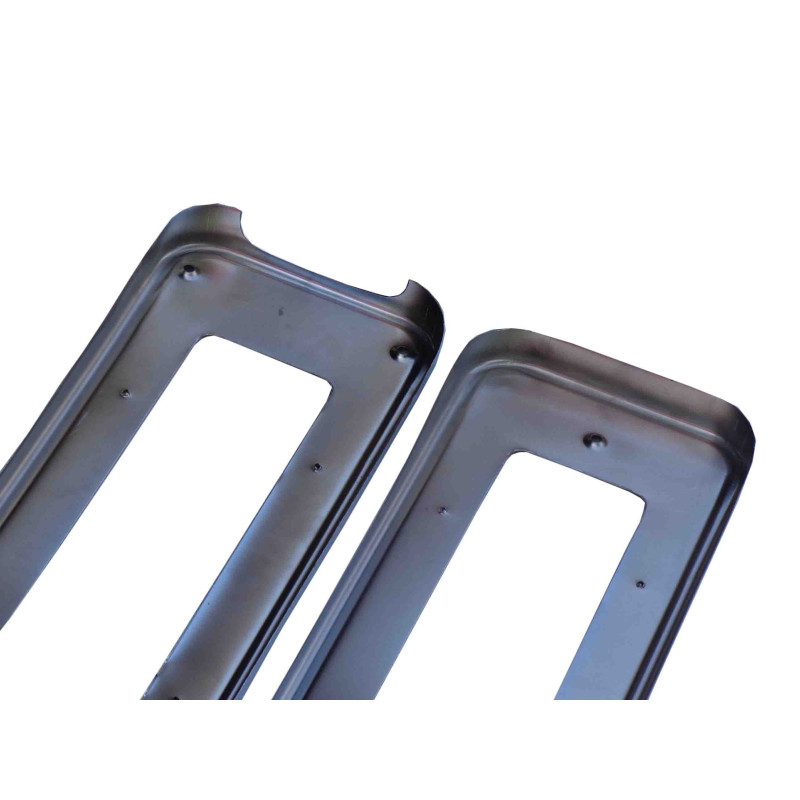 Suporte Moldura Placa Dianteira e Traseira Fusca 1970 Em Diante Cromada