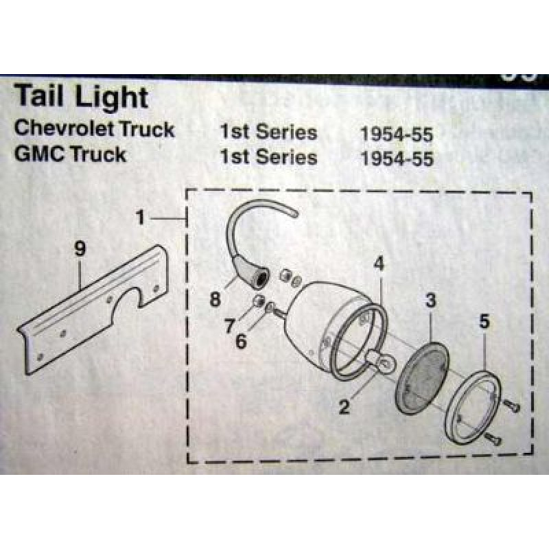 Suporte Lanterna Traseira Bagre 54 à 55 Importado - Par