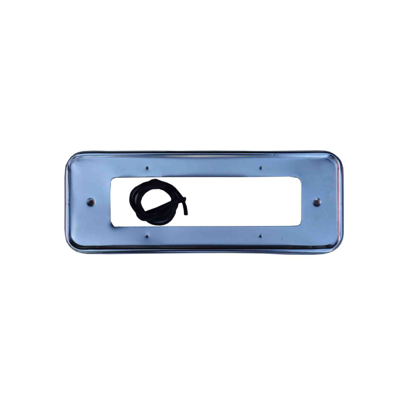 Suporte Moldura Placa Traseira Fusca 1970 Em Diante Cromada