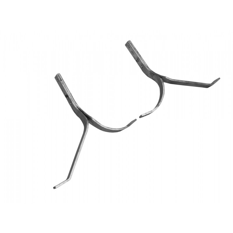 Suporte Parachoque Traseiro Boca de Sapo e Bagre Novo 1947 a 1955 Sem Pintura - Par