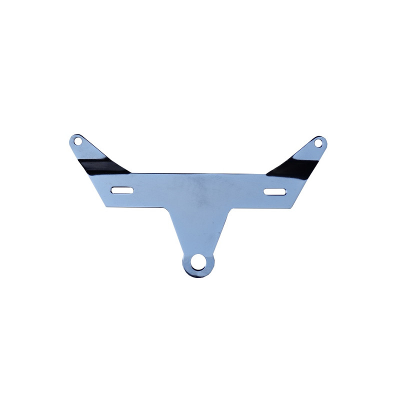 Suporte Placa Traseira Vw Fusca 1971 Em Diante Cromado Novo