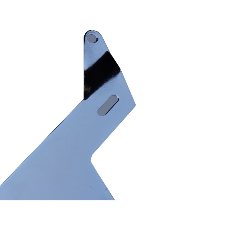 Suporte Placa Traseira Vw Fusca 1971 Em Diante Cromado Novo