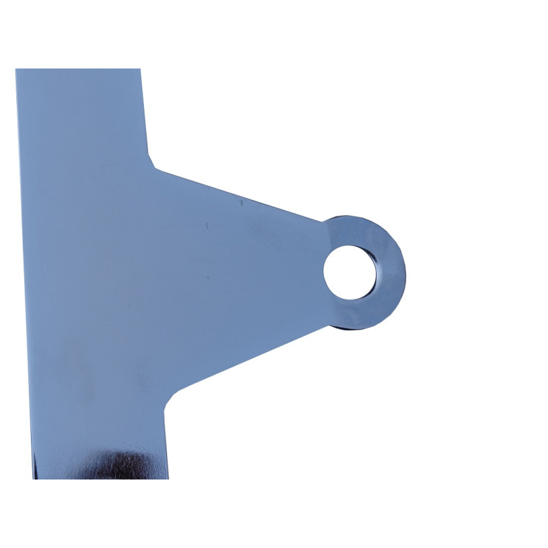 Suporte Placa Traseira Vw Fusca 1971 Em Diante Cromado Novo