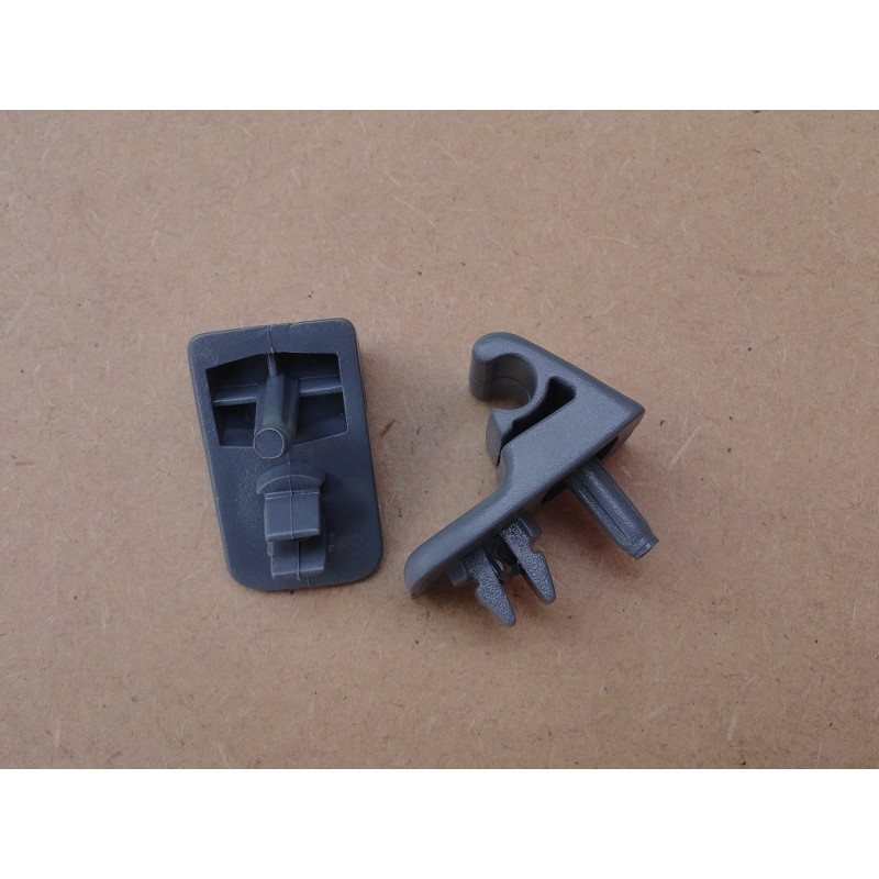 Suporte Quebra Sol Fiat Palio Siena Strada Uno Mobi Grafite Par