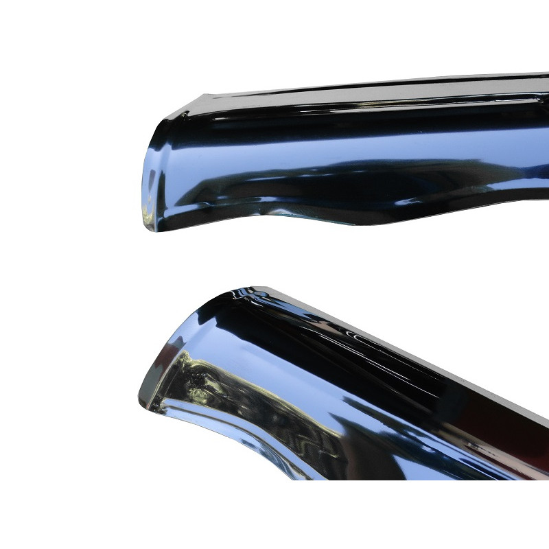 Sovaqueira Apoia Encosta Braço Porta Fusca Inox Estampada Par