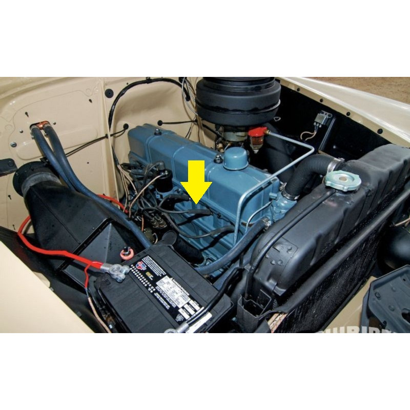 Tampa Acabamento Lateral do Bloco e das Velas Motor Chevrolet 216 1937 a 1953 Original