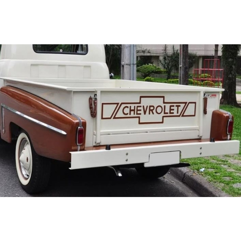 Tampa Traseira Caçamba Chevrolet Brasil 58 à 63 Reprodução