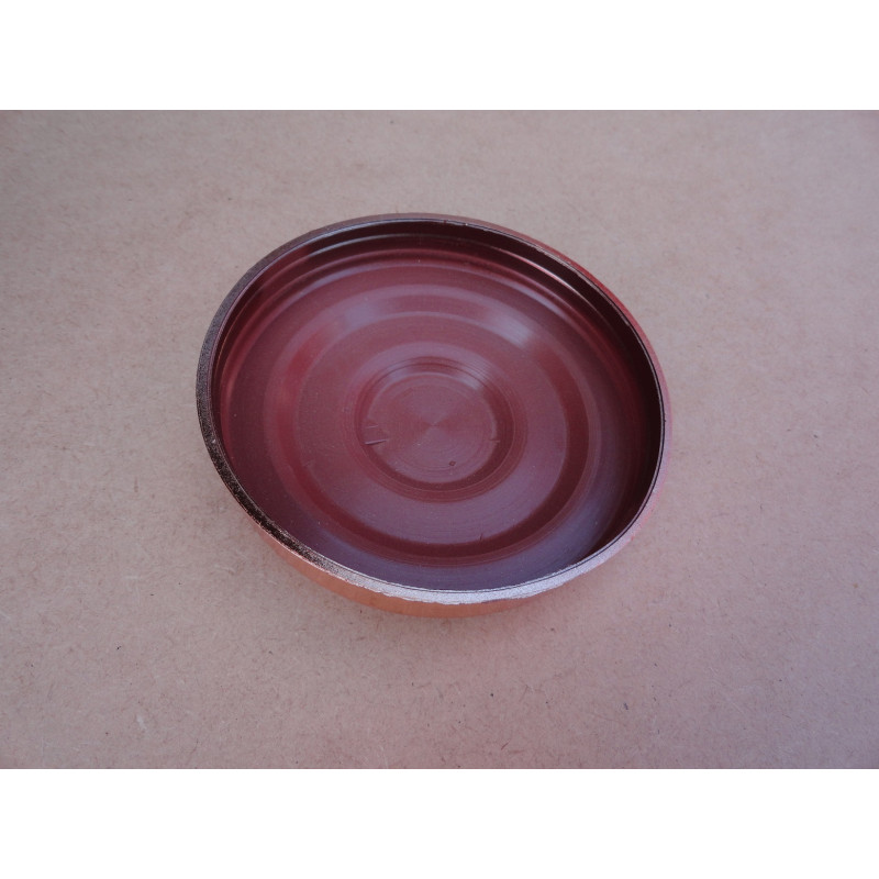 Baleiro Giratório Médio Em Vidro Decorativo Tampa Cobre