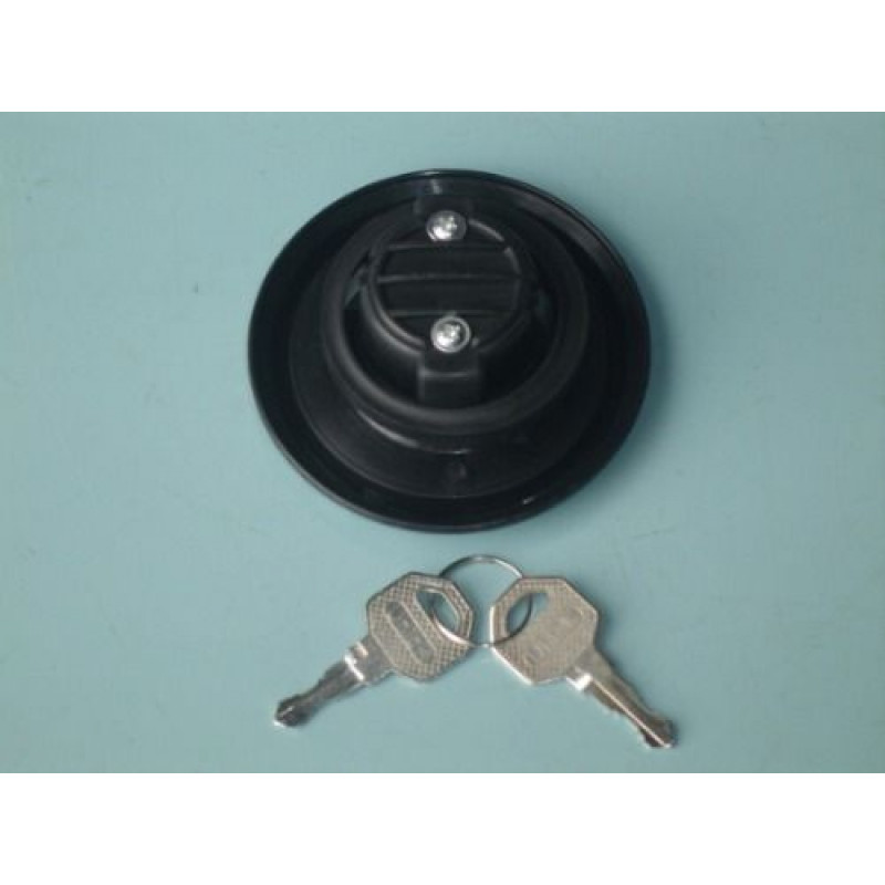 Tampa Combustível Corcel I 73 à 77 Preta Plástico com Chave