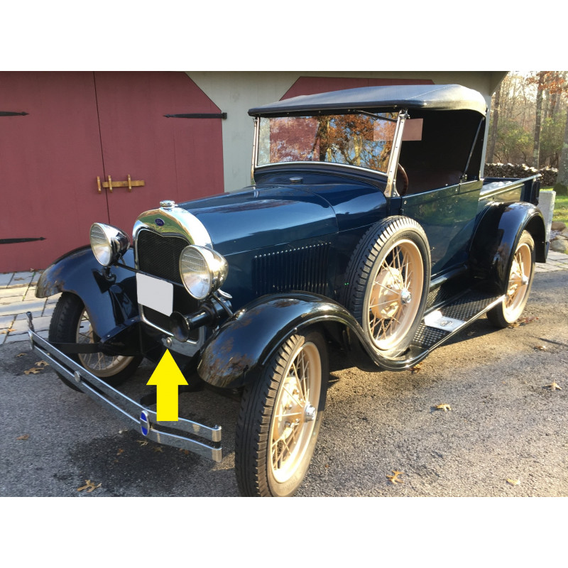 Tampa do Colete do Radiador Ford A 28 a 29