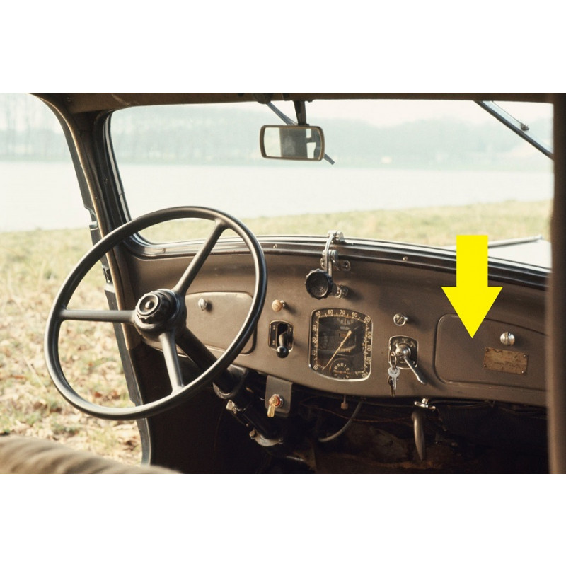 Tampa Do Porta Luvas Citroen Traction Avant 1934 a 1957 Original Usado