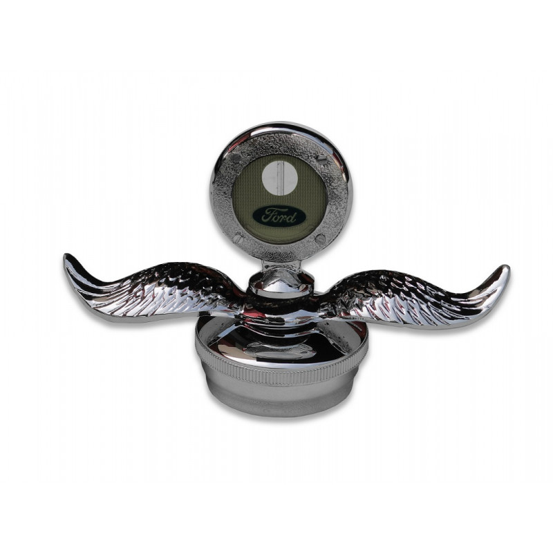 Tampa do Radiador com Termômetro e Asa Ford Model A 1930 1931 Importado - Jogo