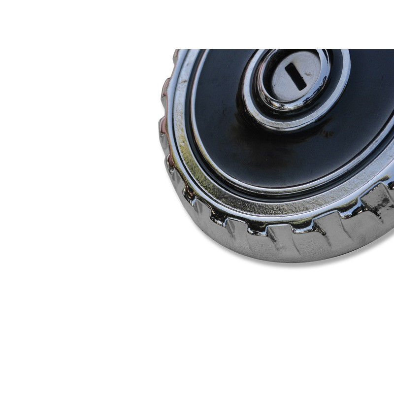 Tampa Tanque Opala Luxo Especial Standard até 1979 Preta Nova