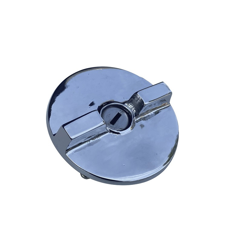 Tampa Tanque Combustível Opala 1969 a 1974 com Chave Cromado