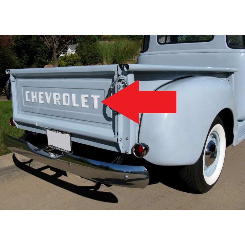 Tampa Traseira Caçamba Chevrolet Sapo Bagre 47 à 55 Nova