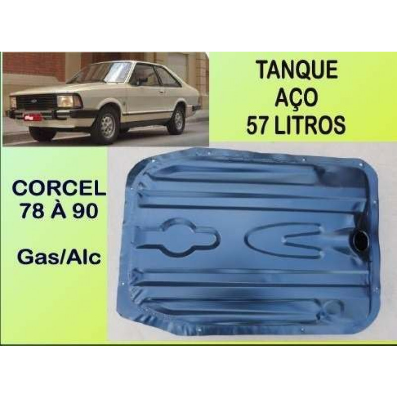 Tanque Combustível 57 Litros Corcel II 78 à 90 e Del Rey