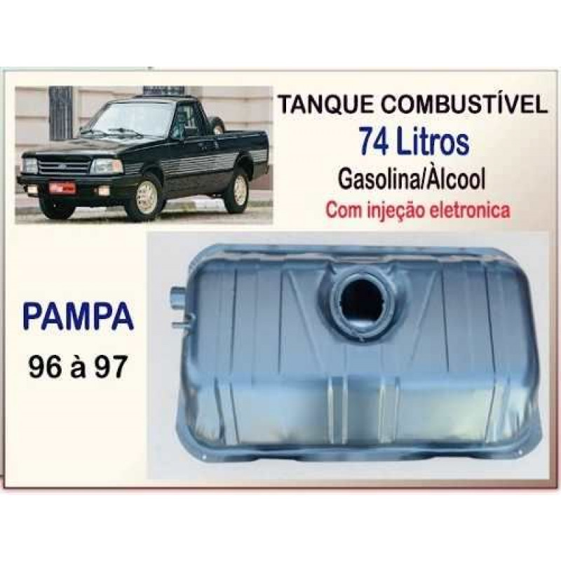 Tanque Combustível 74 Litros Pampa 96 à 97 com Injeção Eletrônica