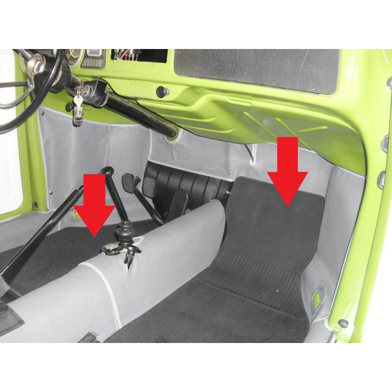 Tapete de Borracha Fusca - Jogo