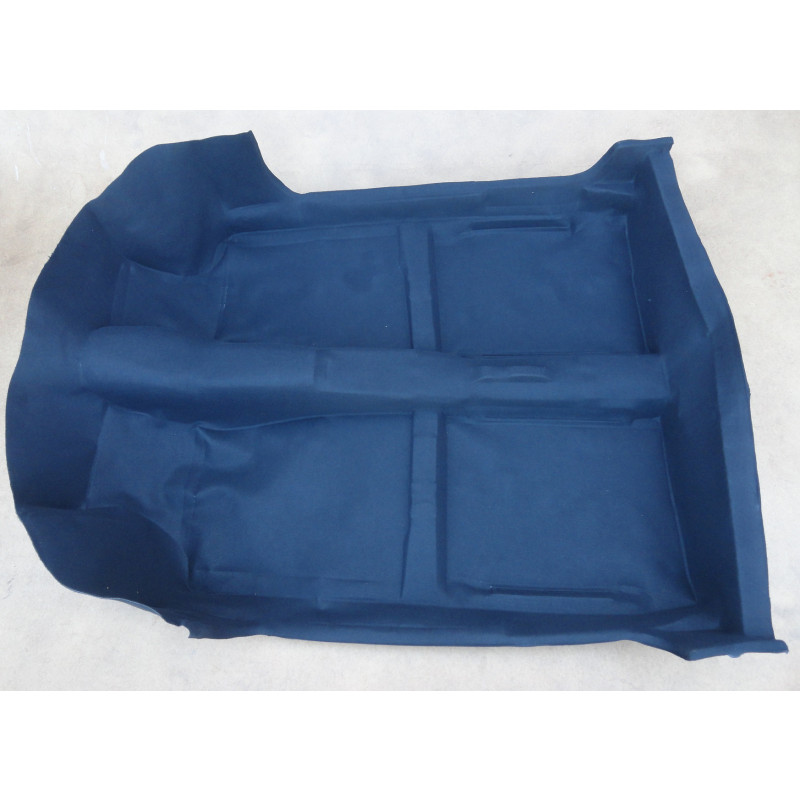 Tapete Moldado Carpet Inteiriço Gol Voyage Parati Quadrados - Preto