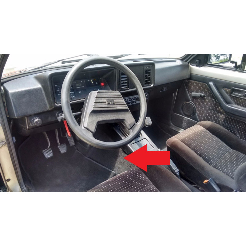 Tapete Moldado Carpet Inteiriço Chevette Marajó Todos Anos - Marrom