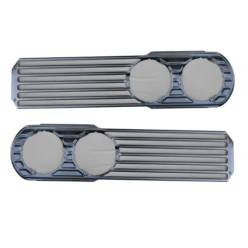 Grade Tela Central F-100 Passeio 1965 a 1968 Original Cromada - Par