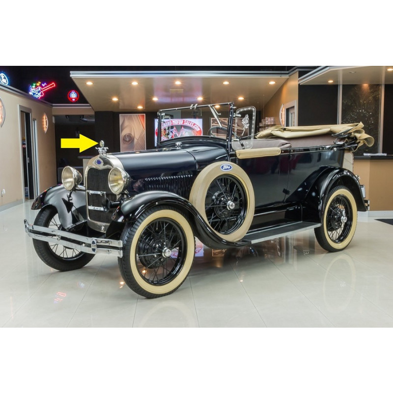 Termômetro da Tampa do Radiador Ford Model A 1928 a 1931 Novo - Unitário