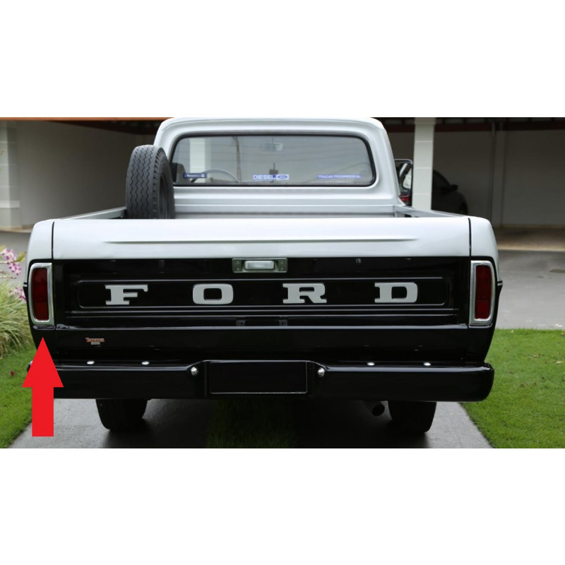 Lanterna Traseira Esquerda F-100 F-1000 72 à 85 Original Quebrada