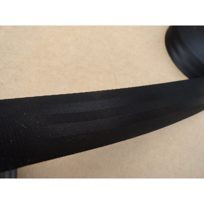 Tira Fita Cinto De Segurança Automotivo Preto Metro